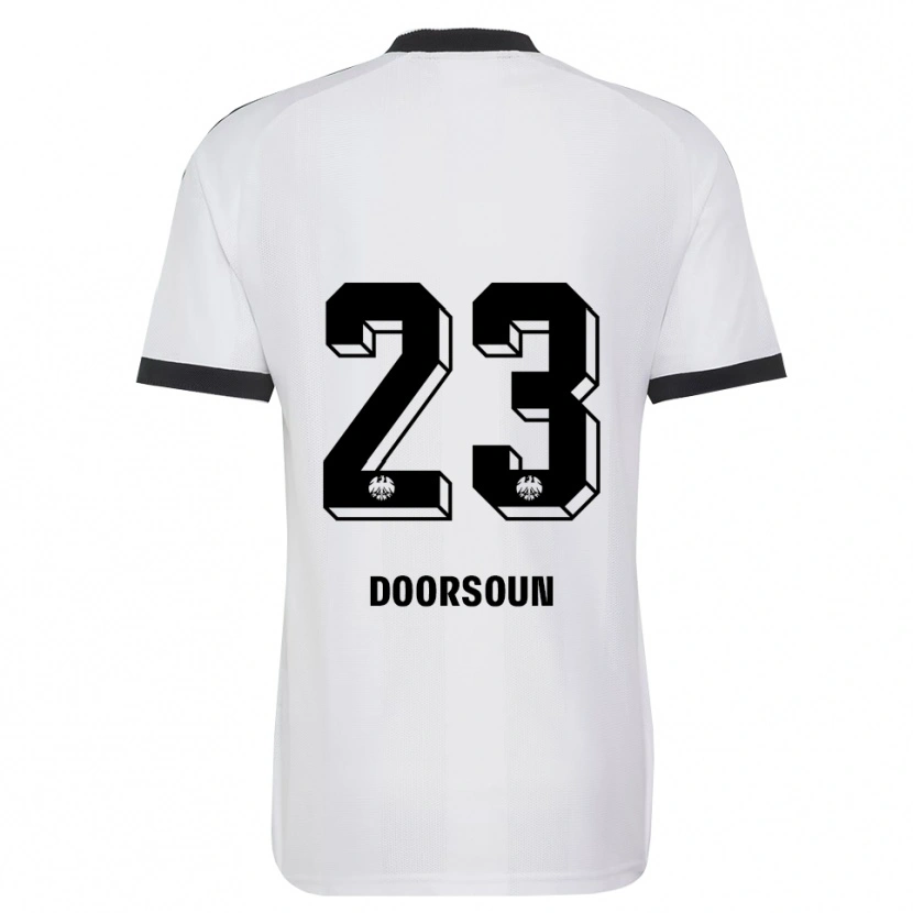 Danxen Dame Sara Doorsoun-Khajeh #23 Svart Hvit Bortetrøye Drakt Trøye 2026/27 Skjorter T-Skjorte