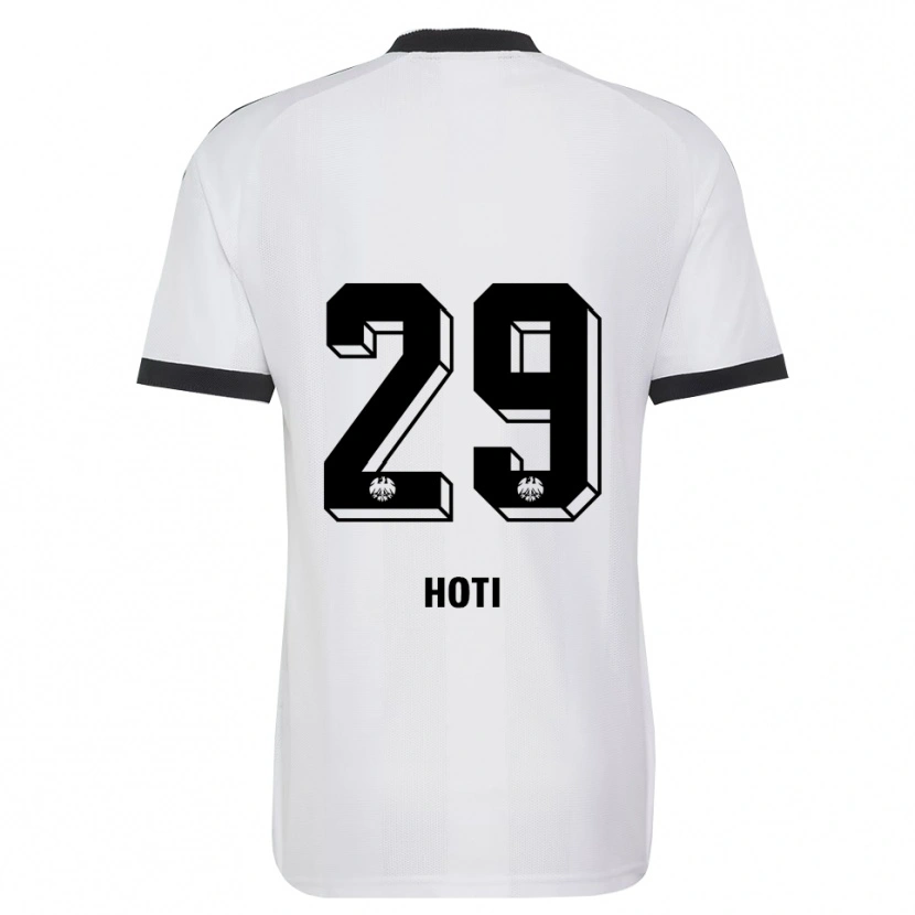 Danxen Dame Leart Hoti #29 Svart Hvit Bortetrøye Drakt Trøye 2026/27 Skjorter T-Skjorte