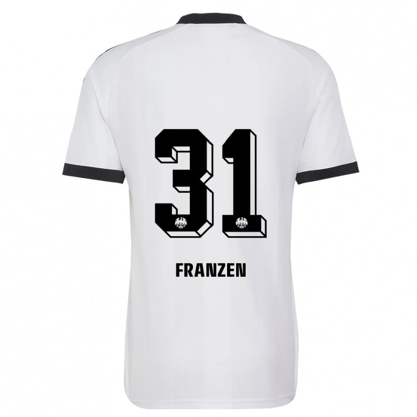 Danxen Dame Marlon Franzen #31 Svart Hvit Bortetrøye Drakt Trøye 2026/27 Skjorter T-Skjorte