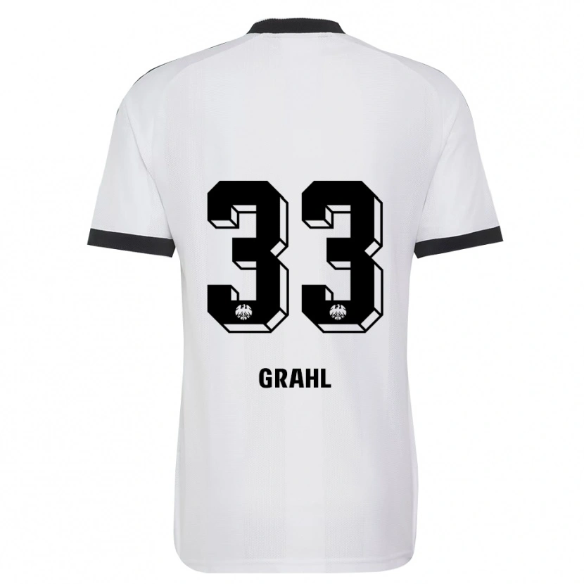 Danxen Dame Jens Grahl #33 Svart Hvit Bortetrøye Drakt Trøye 2026/27 Skjorter T-Skjorte