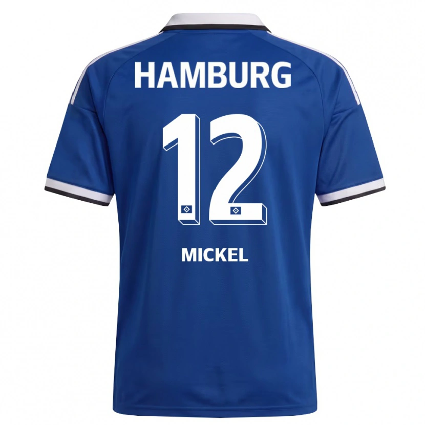 Danxen Dame Tom Mickel #12 Hvit Blå Bortetrøye Drakt Trøye 2026/27 Skjorter T-Skjorte