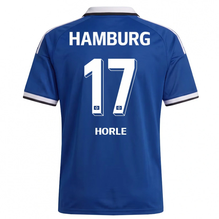 Danxen Dame Tim Niclas Hörle #17 Hvit Blå Bortetrøye Drakt Trøye 2026/27 Skjorter T-Skjorte