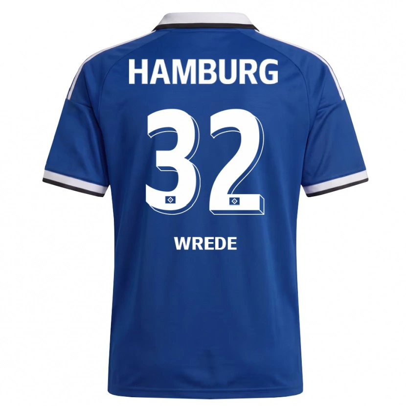 Danxen Dame Lotta Wrede #32 Hvit Blå Bortetrøye Drakt Trøye 2026/27 Skjorter T-Skjorte