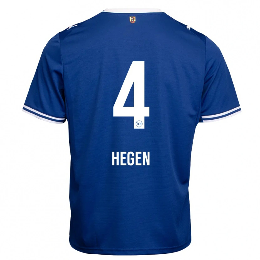 Danxen Dame Robin Hegen #4 Kongeblå Hvit Bortetrøye Drakt Trøye 2026/27 Skjorter T-Skjorte