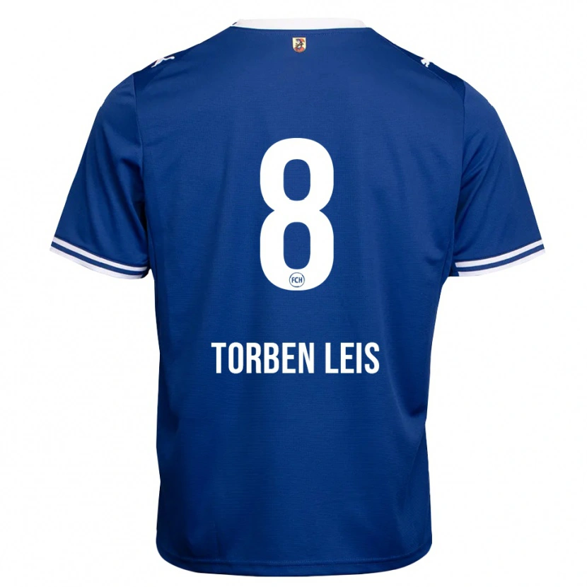 Danxen Dame Torben Leis #8 Kongeblå Hvit Bortetrøye Drakt Trøye 2026/27 Skjorter T-Skjorte