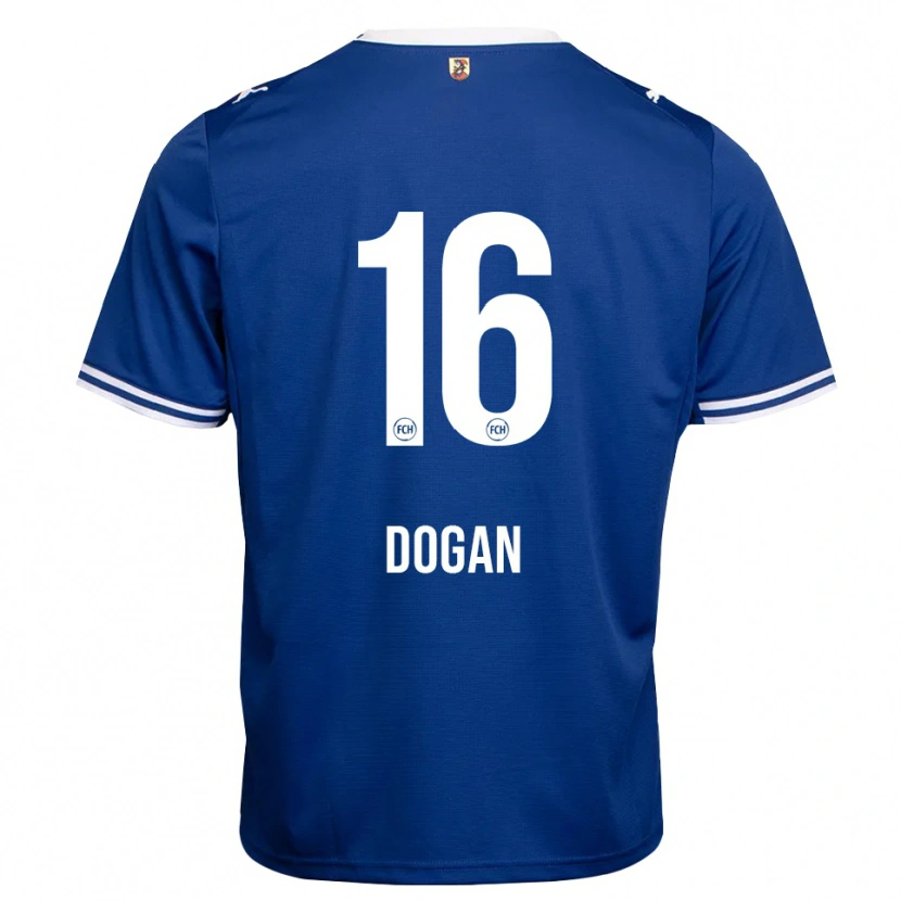 Danxen Dame Kaan Dogan #16 Kongeblå Hvit Bortetrøye Drakt Trøye 2026/27 Skjorter T-Skjorte
