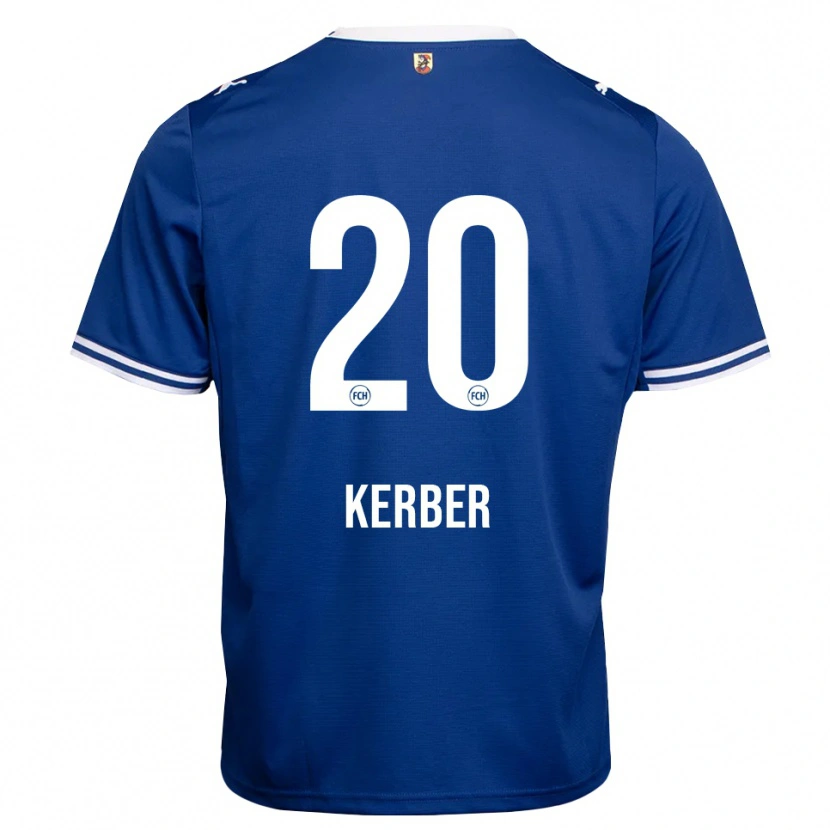 Danxen Dame Luca Kerber #20 Kongeblå Hvit Bortetrøye Drakt Trøye 2026/27 Skjorter T-Skjorte