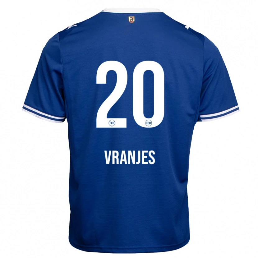 Danxen Dame Rafael Vranjes #20 Kongeblå Hvit Bortetrøye Drakt Trøye 2026/27 Skjorter T-Skjorte