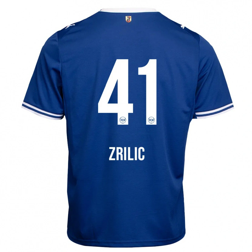 Danxen Dame Marko Zrilić #41 Kongeblå Hvit Bortetrøye Drakt Trøye 2026/27 Skjorter T-Skjorte