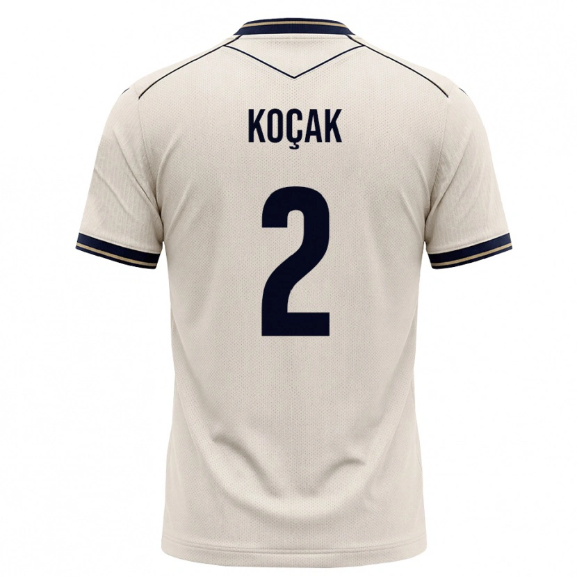Danxen Dame Ensar Koçak #2 Off-White Blekkblå Bortetrøye Drakt Trøye 2026/27 Skjorter T-Skjorte