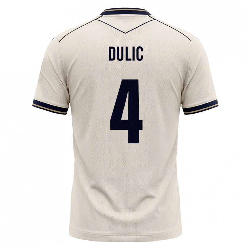 Danxen Dame Sean Dulic #4 Off-White Blekkblå Bortetrøye Drakt Trøye 2026/27 Skjorter T-Skjorte