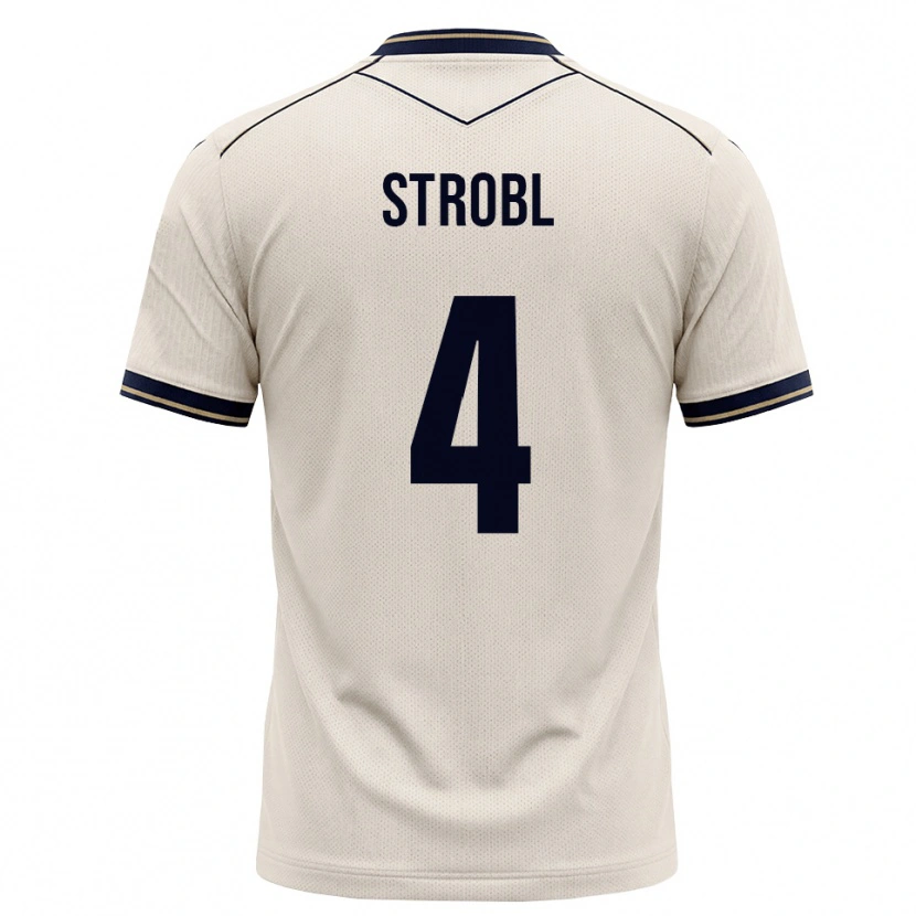 Danxen Dame Lars Strobl #4 Off-White Blekkblå Bortetrøye Drakt Trøye 2026/27 Skjorter T-Skjorte