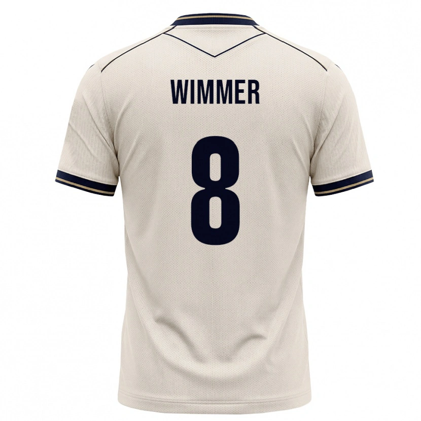 Danxen Dame Patrick Wimmer #8 Off-White Blekkblå Bortetrøye Drakt Trøye 2026/27 Skjorter T-Skjorte