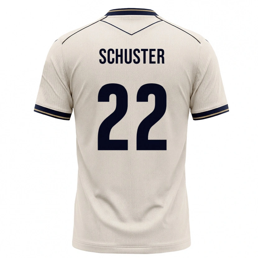 Danxen Dame Julian Schuster #22 Off-White Blekkblå Bortetrøye Drakt Trøye 2026/27 Skjorter T-Skjorte