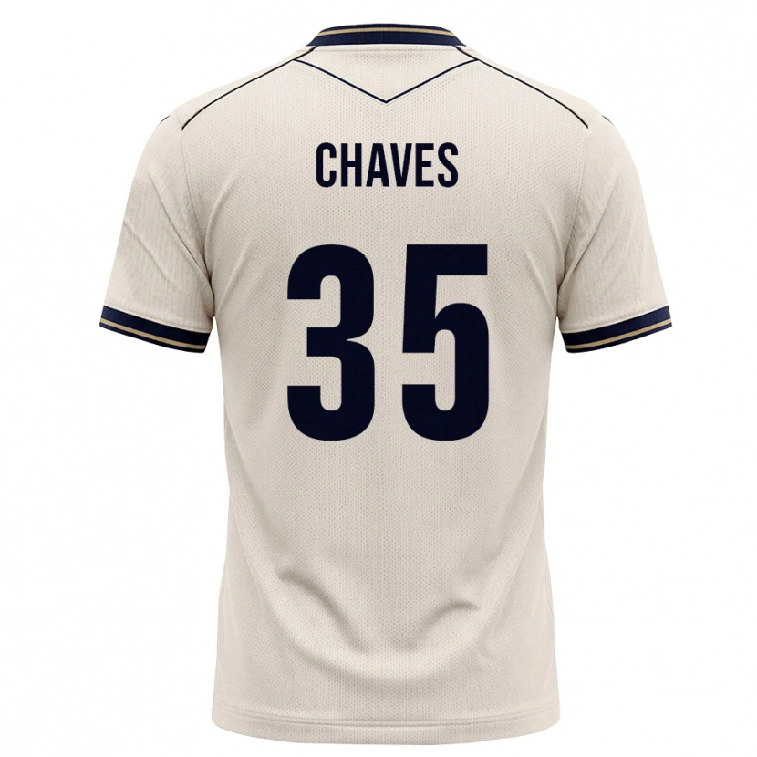 Danxen Dame Arthur Chaves #35 Off-White Blekkblå Bortetrøye Drakt Trøye 2026/27 Skjorter T-Skjorte