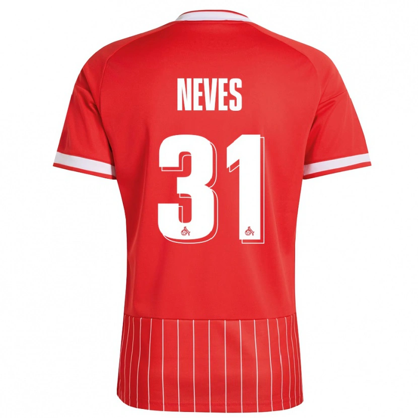 Danxen Dame Gil Neves #31 Rød Hvit Grønn Bortetrøye Drakt Trøye 2026/27 Skjorter T-Skjorte