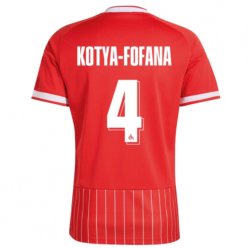 Danxen Dame Assad Kotya-Fofana #4 Rød Hvit Grønn Bortetrøye Drakt Trøye 2026/27 Skjorter T-Skjorte