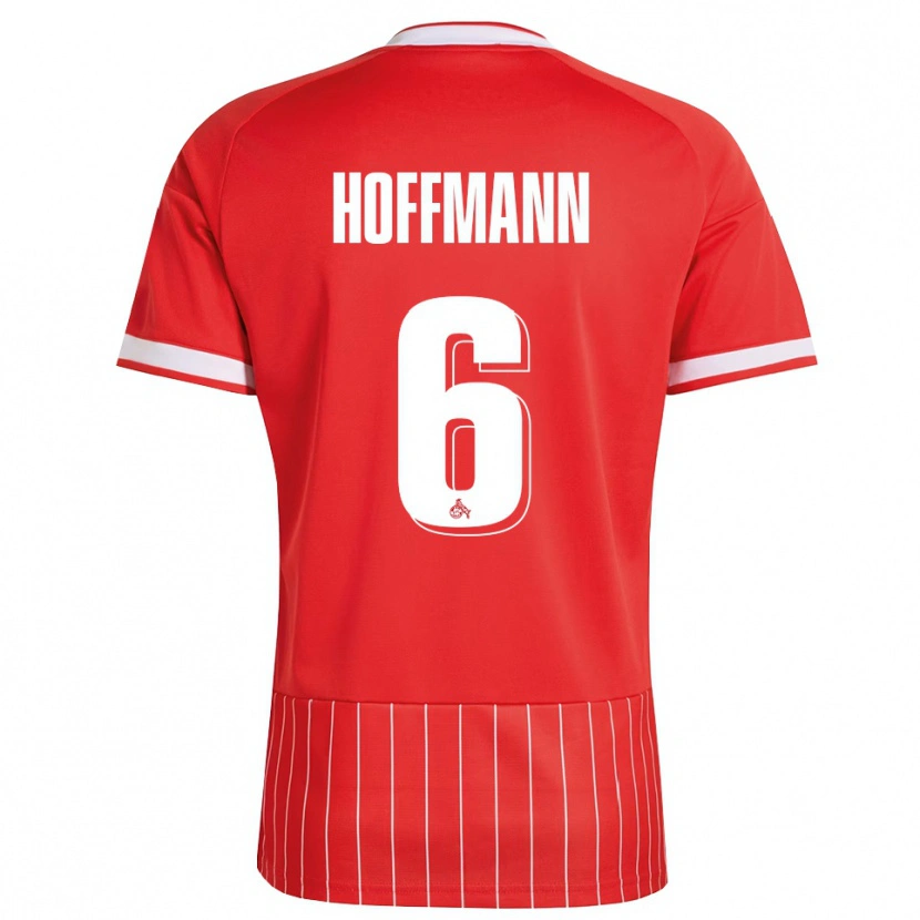 Danxen Dame Niklas Hoffmann #6 Rød Hvit Grønn Bortetrøye Drakt Trøye 2026/27 Skjorter T-Skjorte