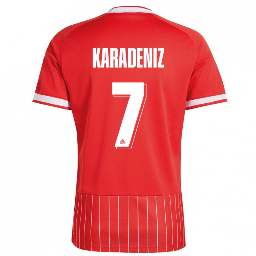 Danxen Dame Thierry Karadeniz #7 Rød Hvit Grønn Bortetrøye Drakt Trøye 2026/27 Skjorter T-Skjorte