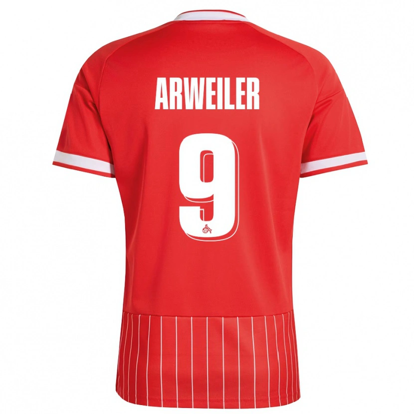 Danxen Dame Jonas Arweiler #9 Rød Hvit Grønn Bortetrøye Drakt Trøye 2026/27 Skjorter T-Skjorte