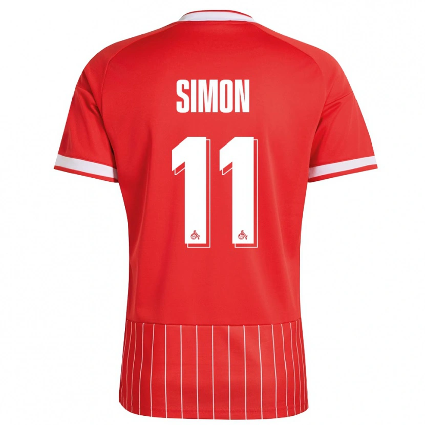 Danxen Dame Josias Simon #11 Rød Hvit Grønn Bortetrøye Drakt Trøye 2026/27 Skjorter T-Skjorte