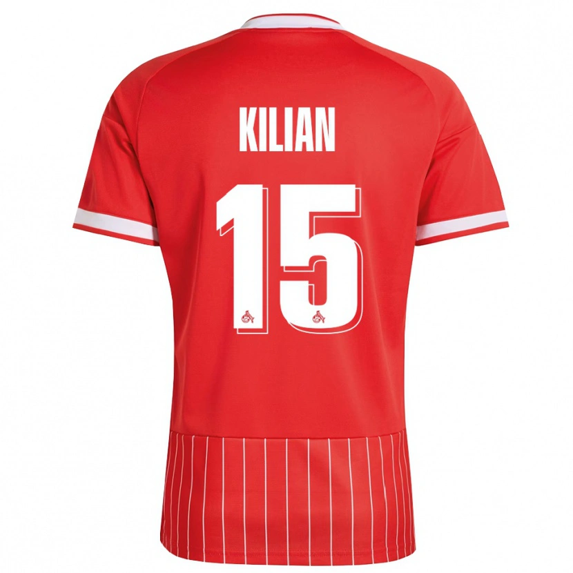 Danxen Dame Luca Kilian #15 Rød Hvit Grønn Bortetrøye Drakt Trøye 2026/27 Skjorter T-Skjorte