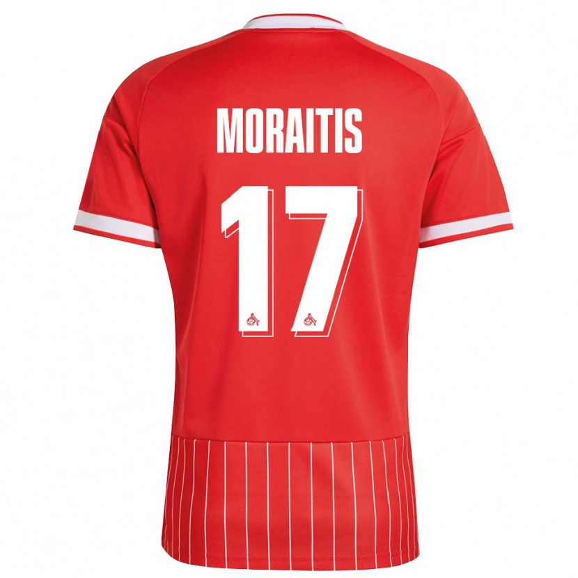 Danxen Dame Victor Moraitis #17 Rød Hvit Grønn Bortetrøye Drakt Trøye 2026/27 Skjorter T-Skjorte