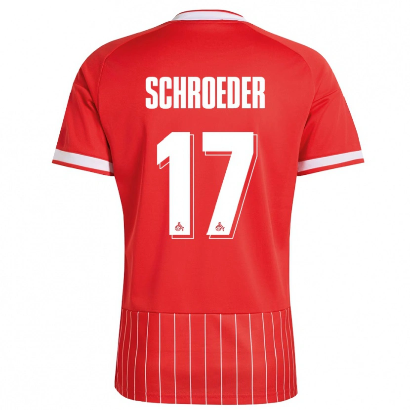 Danxen Dame Alexander Schroeder #17 Rød Hvit Grønn Bortetrøye Drakt Trøye 2026/27 Skjorter T-Skjorte