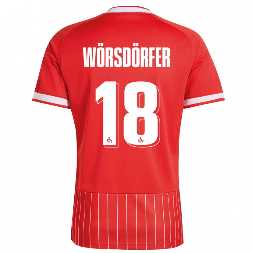 Danxen Dame Len Wörsdörfer #18 Rød Hvit Grønn Bortetrøye Drakt Trøye 2026/27 Skjorter T-Skjorte