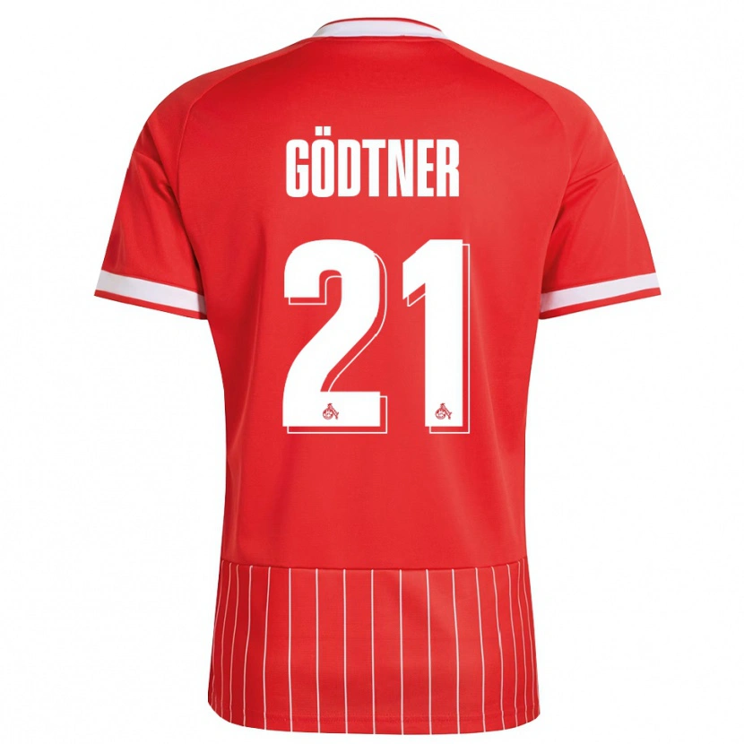 Danxen Dame Matteo Gödtner #21 Rød Hvit Grønn Bortetrøye Drakt Trøye 2026/27 Skjorter T-Skjorte