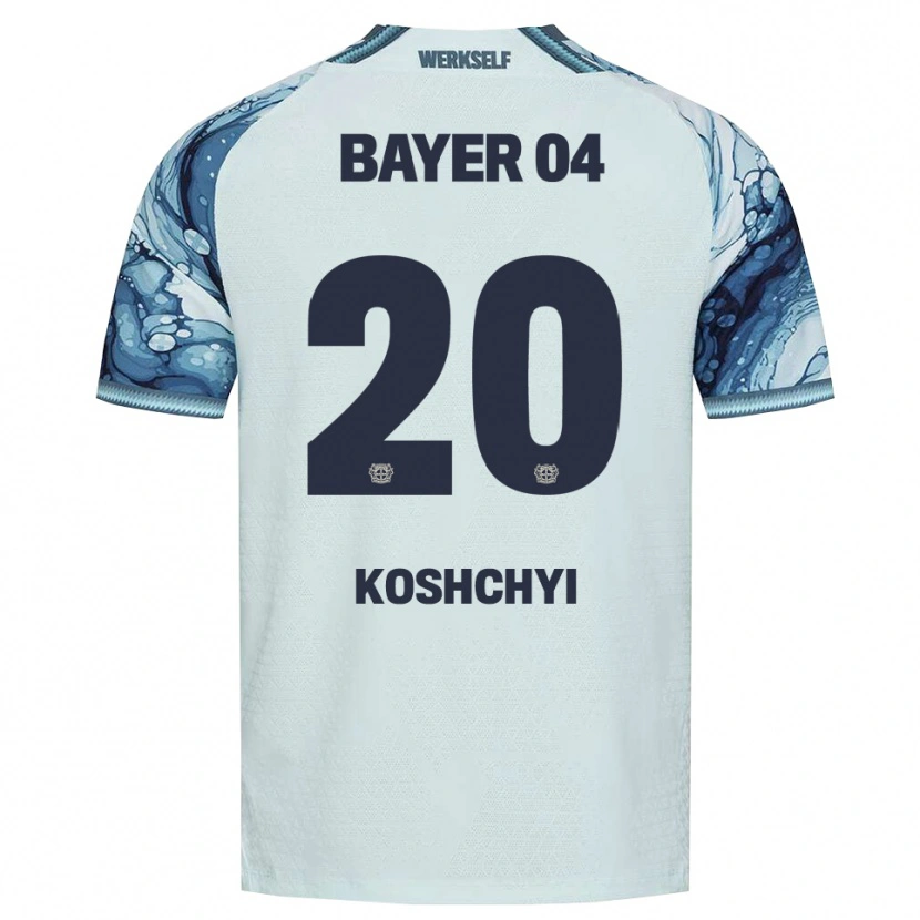 Danxen Dame Yegor Koshchyi #20 Mørkegrønn Svart Bortetrøye Drakt Trøye 2026/27 Skjorter T-Skjorte