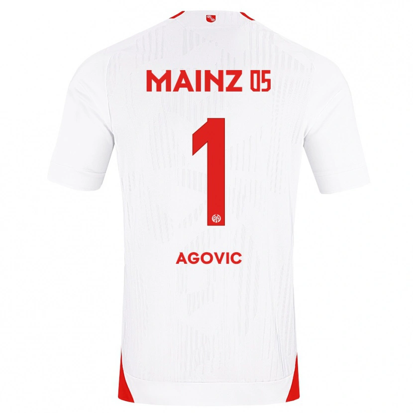Danxen Dame Daris Agovic #1 Hvit Rød Gul Bortetrøye Drakt Trøye 2026/27 Skjorter T-Skjorte