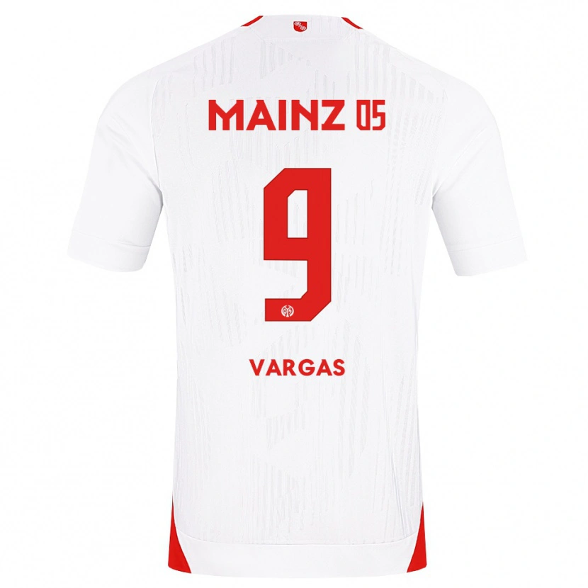 Danxen Dame Nayrobi Vargas #9 Hvit Rød Gul Bortetrøye Drakt Trøye 2026/27 Skjorter T-Skjorte