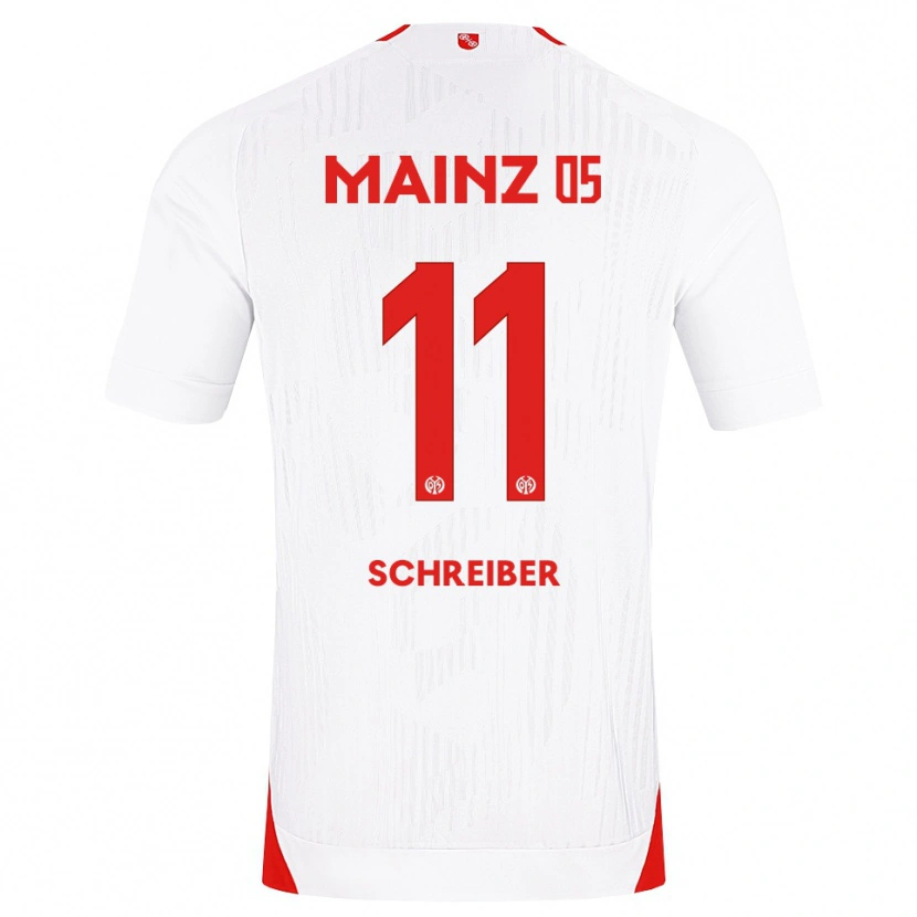 Danxen Dame Philipp Schreiber #11 Hvit Rød Gul Bortetrøye Drakt Trøye 2026/27 Skjorter T-Skjorte
