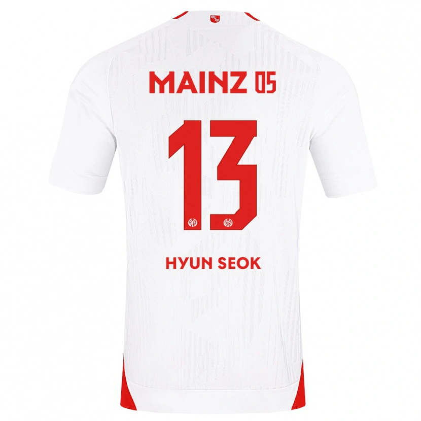 Danxen Dame Hyun-Seok Hong #13 Hvit Rød Gul Bortetrøye Drakt Trøye 2026/27 Skjorter T-Skjorte