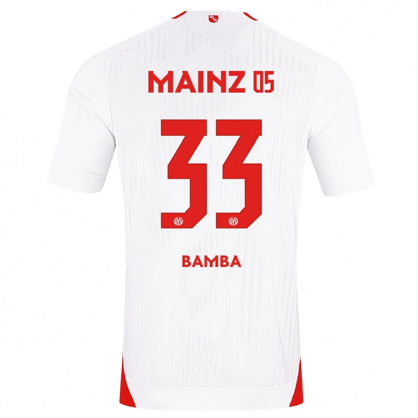 Danxen Dame Mokesse Bamba #33 Hvit Rød Gul Bortetrøye Drakt Trøye 2026/27 Skjorter T-Skjorte