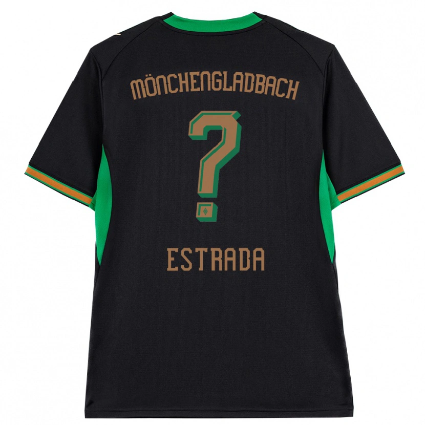 Danxen Dame Joshua Jong Estrada #0 Svart Oransje Grønn Brun Bortetrøye Drakt Trøye 2026/27 Skjorter T-Skjorte