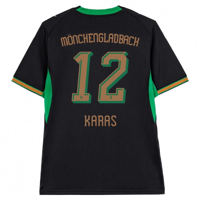 Danxen Dame Rafael Karas #12 Svart Oransje Grønn Brun Bortetrøye Drakt Trøye 2026/27 Skjorter T-Skjorte