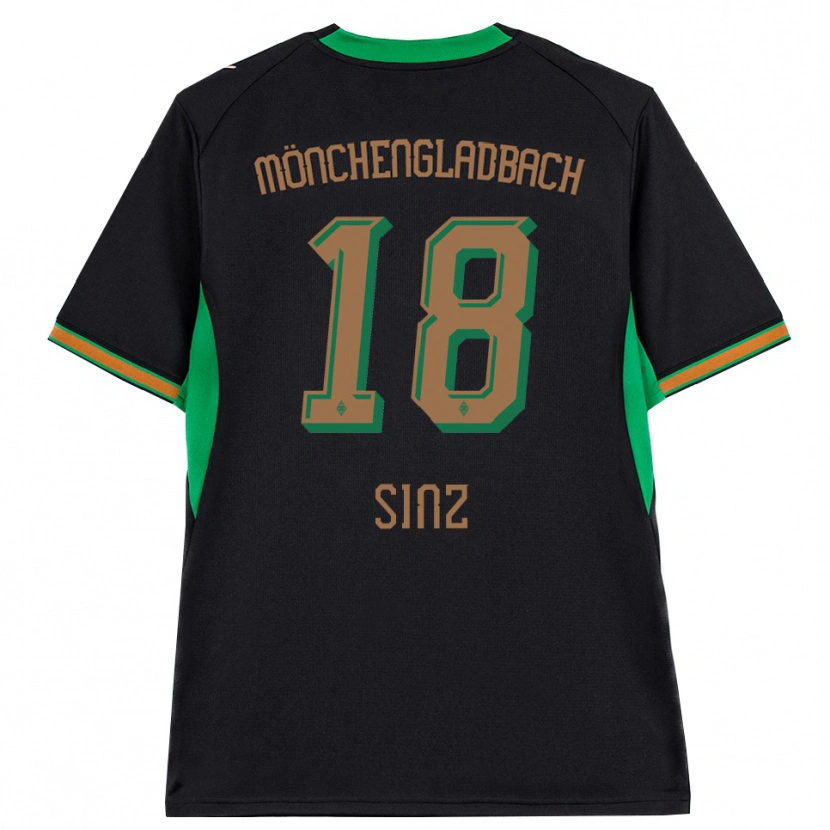 Danxen Dame Michelle Sinz #18 Svart Oransje Grønn Brun Bortetrøye Drakt Trøye 2026/27 Skjorter T-Skjorte