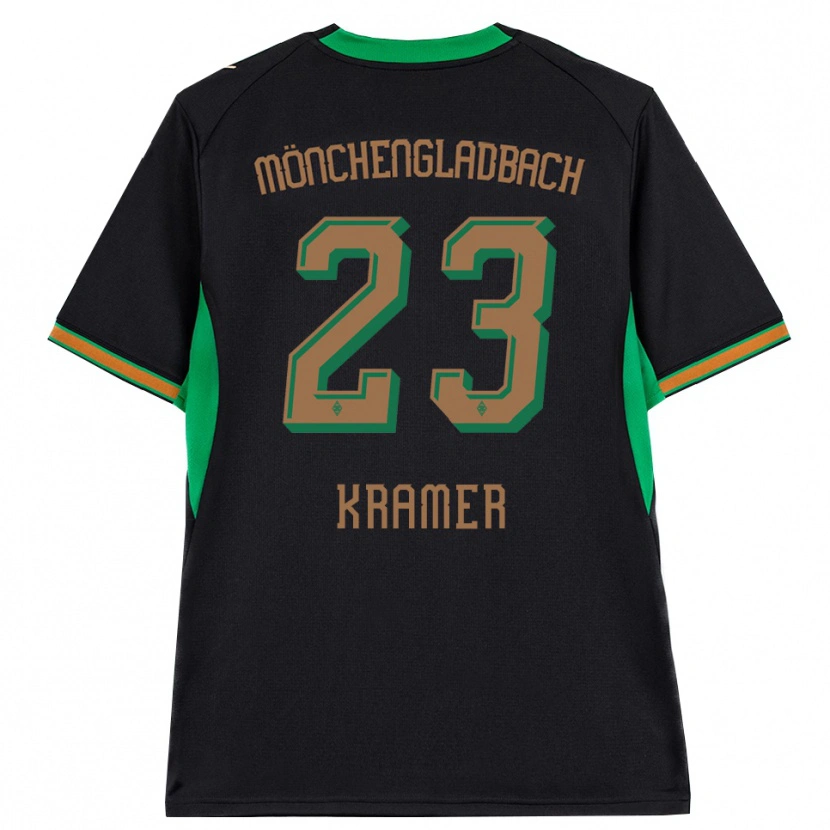 Danxen Dame Christoph Kramer #23 Svart Oransje Grønn Brun Bortetrøye Drakt Trøye 2026/27 Skjorter T-Skjorte