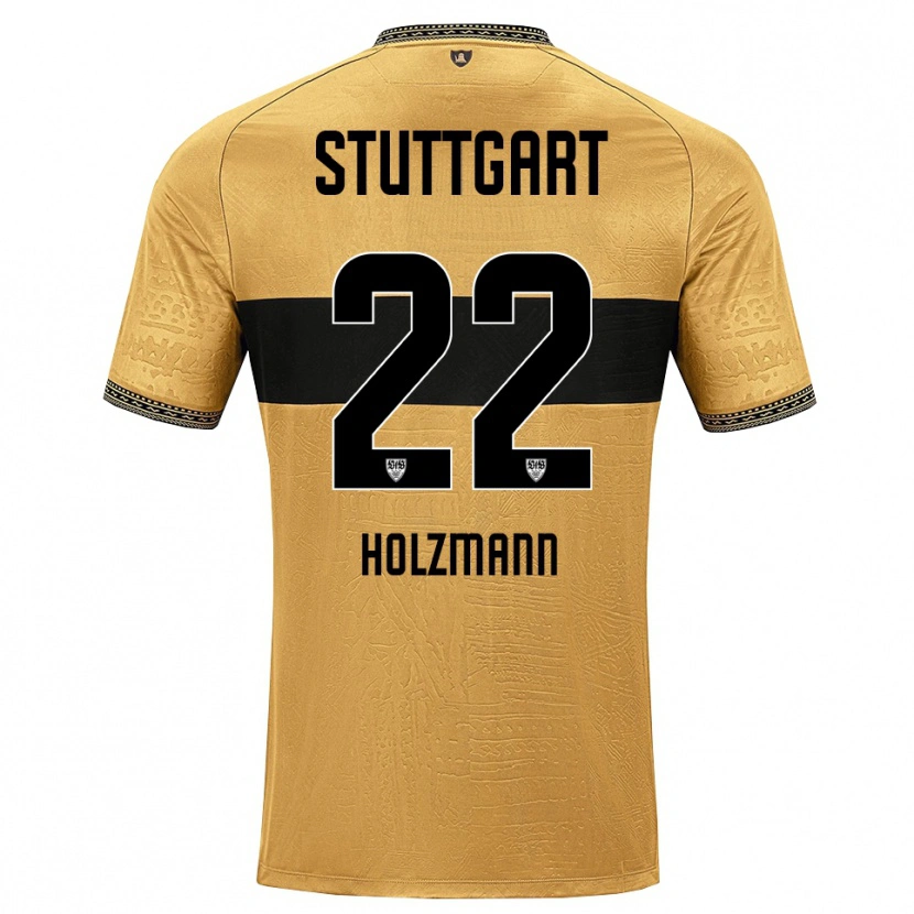 Danxen Dame Lucas Holzmann #22 Brun Svart Hvit Bortetrøye Drakt Trøye 2026/27 Skjorter T-Skjorte