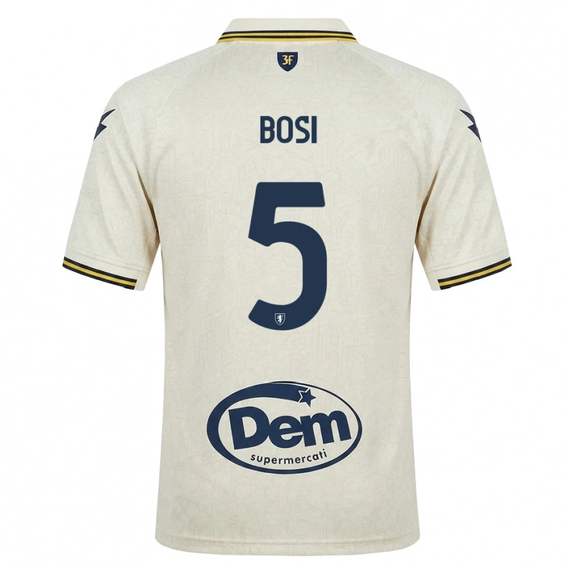 Danxen Dame Giorgio Bosi #5 Oldlace Gul Svart Bortetrøye Drakt Trøye 2026/27 Skjorter T-Skjorte