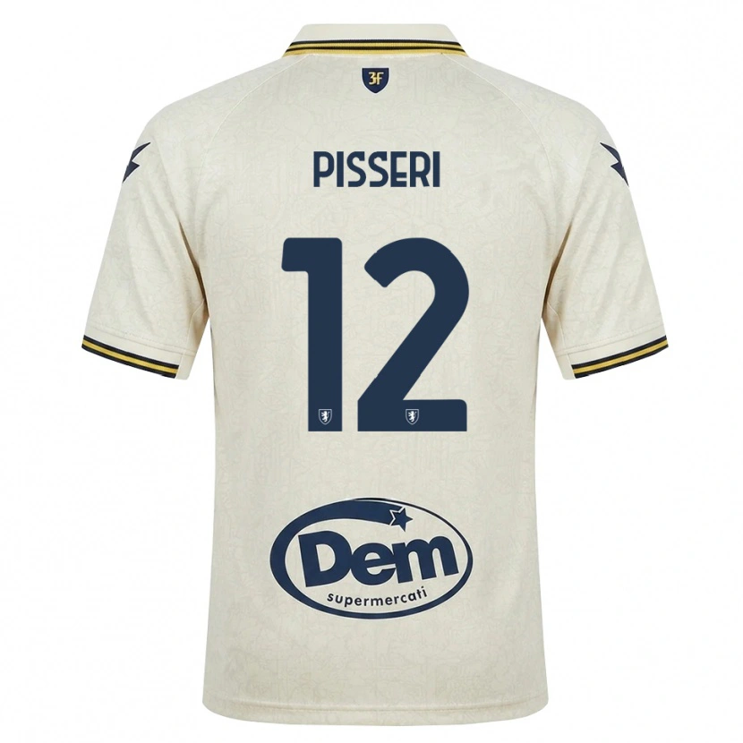 Danxen Dame Matteo Pisseri #12 Oldlace Gul Svart Bortetrøye Drakt Trøye 2026/27 Skjorter T-Skjorte