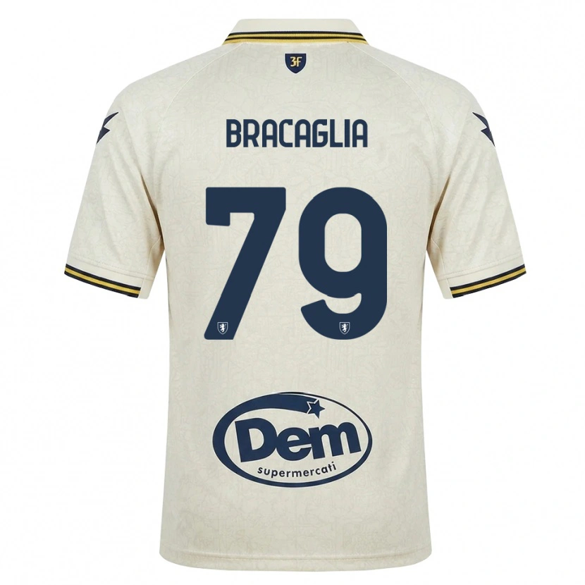 Danxen Dame Gabriele Bracaglia #79 Oldlace Gul Svart Bortetrøye Drakt Trøye 2026/27 Skjorter T-Skjorte