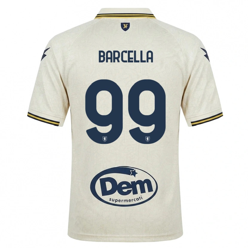 Danxen Dame Kevin Barcella #99 Oldlace Gul Svart Bortetrøye Drakt Trøye 2026/27 Skjorter T-Skjorte