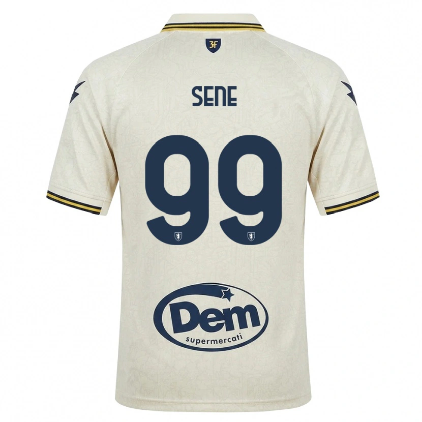 Danxen Dame Fallou Sene #99 Oldlace Gul Svart Bortetrøye Drakt Trøye 2026/27 Skjorter T-Skjorte