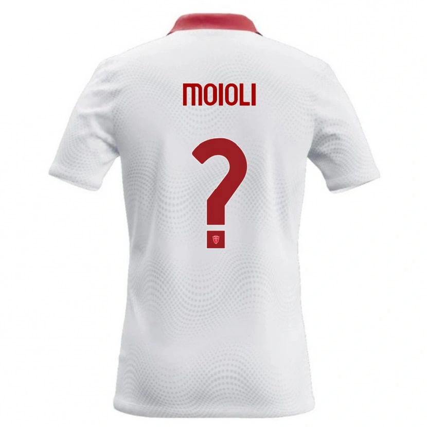Danxen Dame Gabriel Moioli #0 Hvit Rød Bortetrøye Drakt Trøye 2026/27 Skjorter T-Skjorte