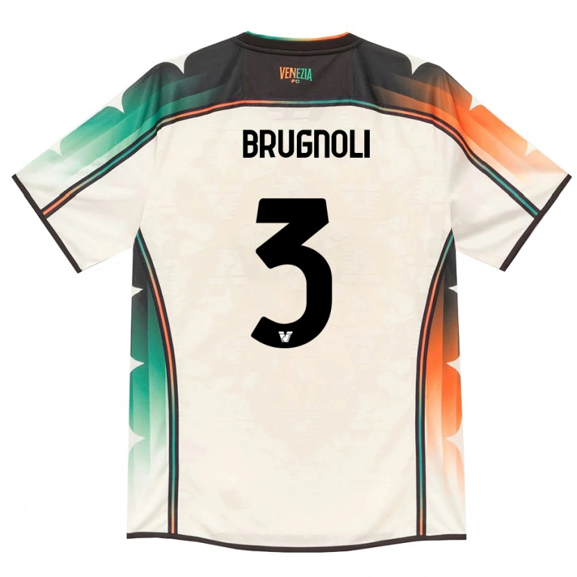 Danxen Dame Lorenzo Brugnoli #3 Oldlace Oransje Grønn Bortetrøye Drakt Trøye 2026/27 Skjorter T-Skjorte