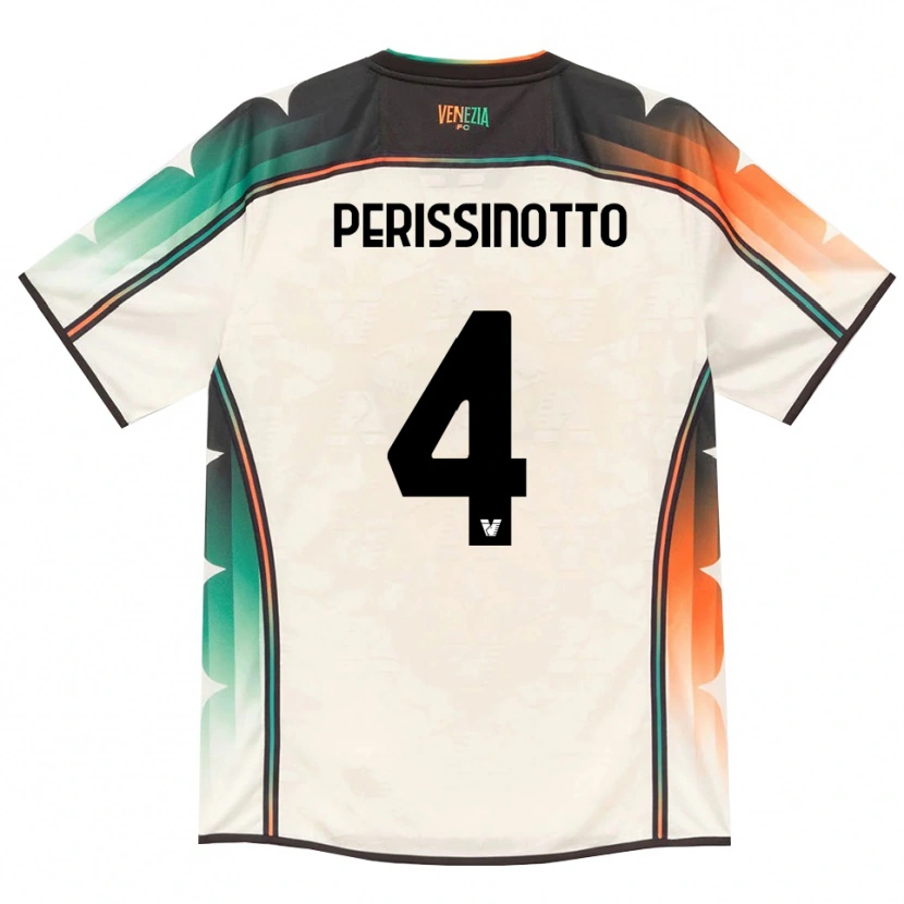 Danxen Dame Nicolò Perissinotto #4 Oldlace Oransje Grønn Bortetrøye Drakt Trøye 2026/27 Skjorter T-Skjorte