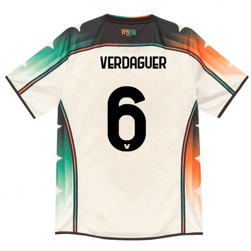 Danxen Dame Judith Verdaguer #6 Oldlace Oransje Grønn Bortetrøye Drakt Trøye 2026/27 Skjorter T-Skjorte